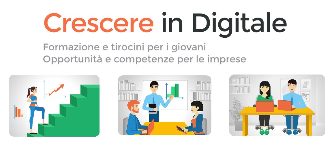 Banner Crescere in digitale
