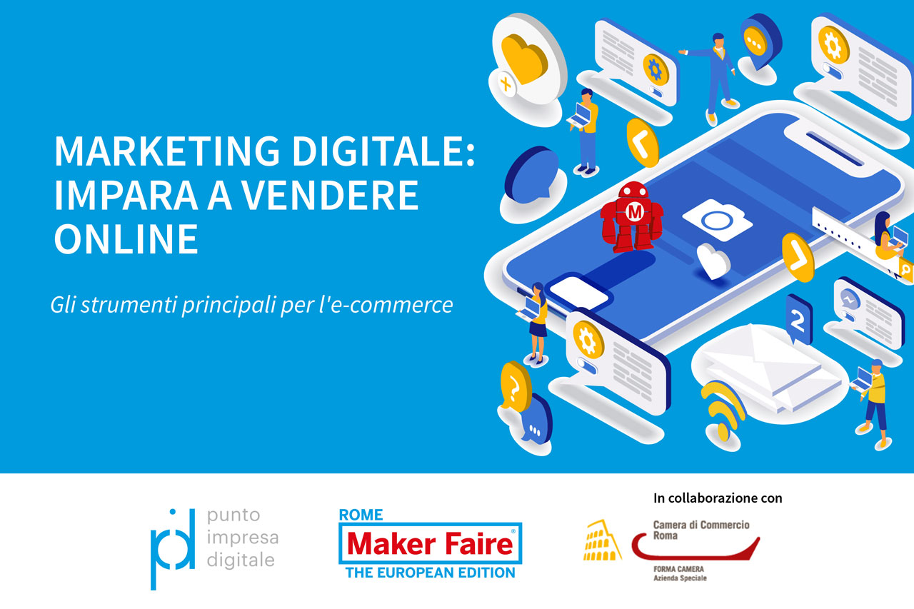 banner ciclo di webinar Marketing digitale: impara a vendere online