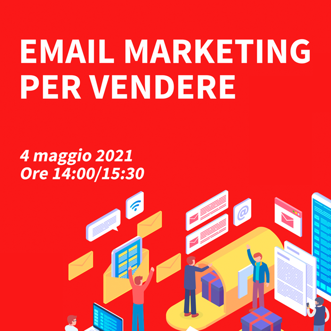 banner webinar Email marketing per vendere 4 maggio 2021