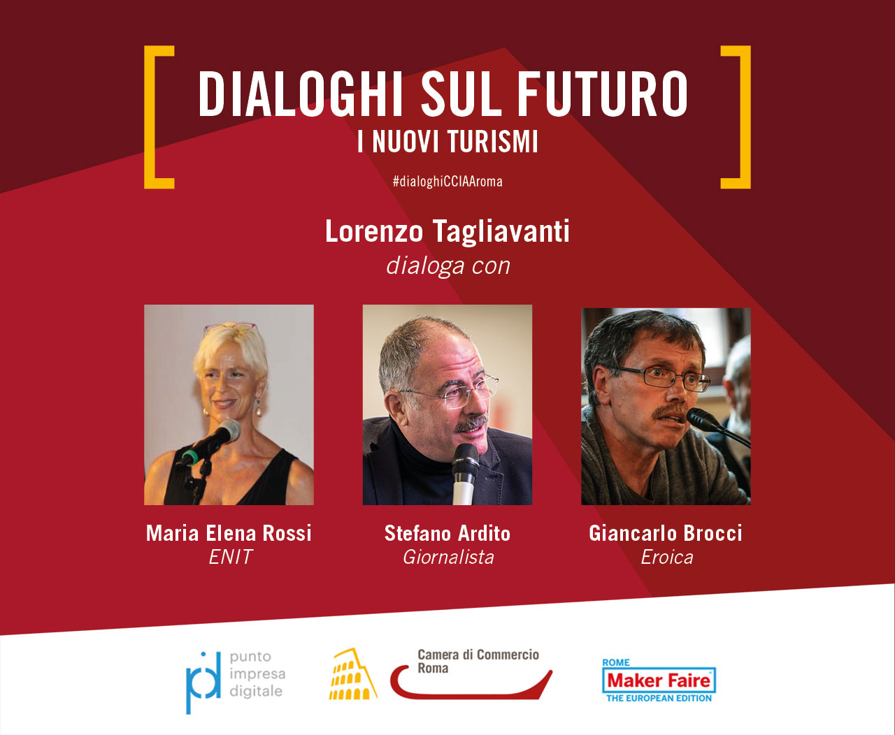 immagine dialogo con Maria Elena Rossi, Stefano Ardito e Giancarlo Brocci