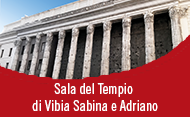 Sala del Tempio di Vibia Sabina e Adriano