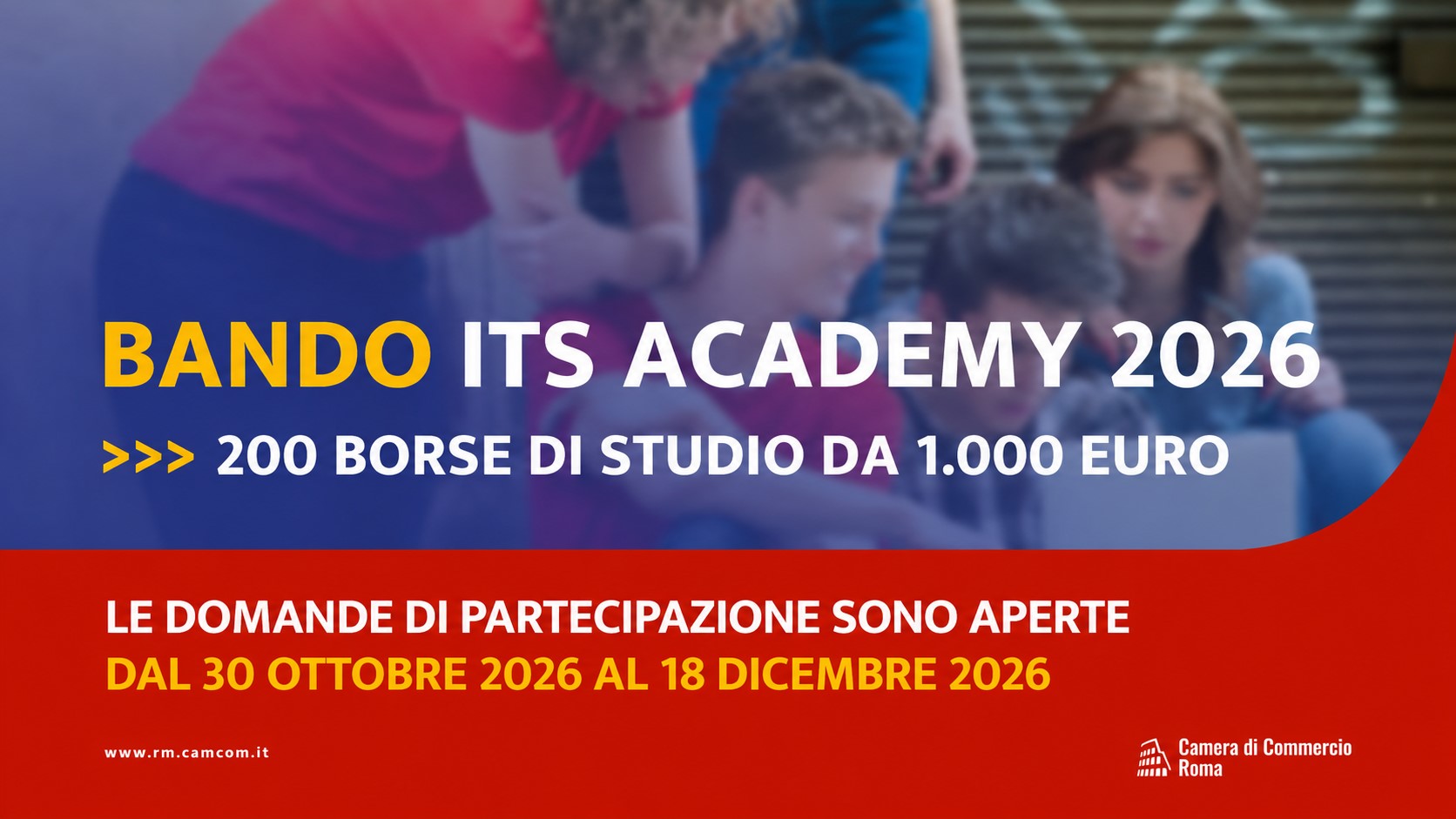Bando ITS Academy: in palio 200 borse di studio da mille euro ciascuna